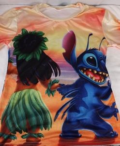 Vtg Disney Lilo and Stitch  double sided graphic t